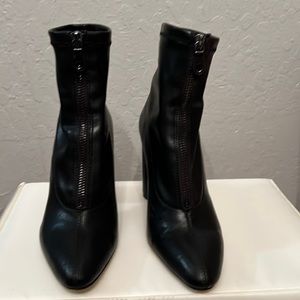 Black Zara booties